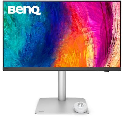 BenQ Monitor PD2730S 27” 5K, Thunderbolt 4 90W, 218 PPI, 98% P3, Contraste 2000:1, Panel Nano Matt, Ajuste de Altura, Compatible Mac, para Artistas 3D, animadores VFX y diseñadores de Videojuegos