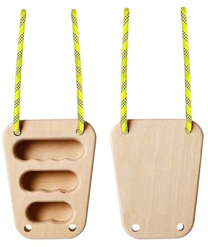 Tavola da arrampicata | Supporto per allenamento di arrampicata a 2 strati | Set per allenamento dita in legno per palestra all'aperto esercizi di riabilitazione casa donne uomini arrampicata