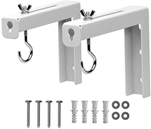 ELAYARD 2pcs Projector Screen Ceiling Mounts Hook Brackets for Projection Screen Office Home Use Projector Mounting for Ceiling