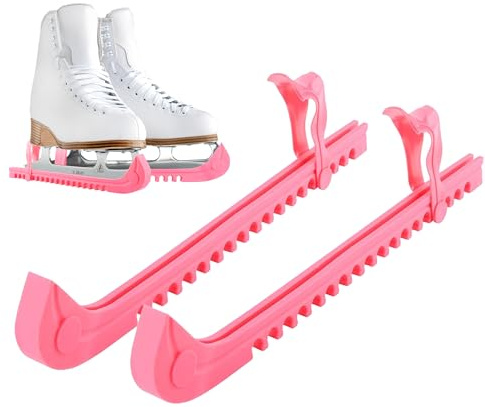 IHLOOTD Kufenschoner Schlittschuhe 1 Paar Schlittschuhschoner Kufenschoner Eiskunstlauf Schlittschuh Schoner Schlittschuhe Eishockey Einstellbar für Kinder Erwachsenen