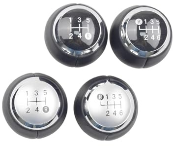 5/6 geschwindigkeit Schaltknauf Hebel Shifter Stick Handball for Toyota Corolla RAV4 Avensis Yaris Verso Auris Aygo Auto Zubehör(Silver 6 Speed)