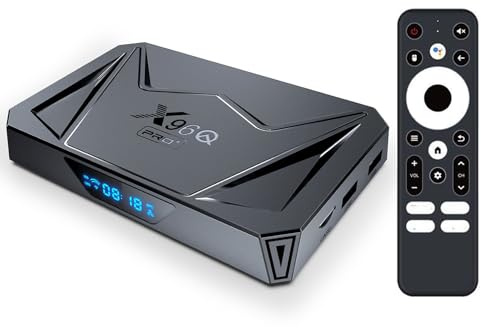 X96 Q Pro+ TV Box 64 bit OS Android 14.0 2GB RAM 16GB ROM All Winner H728 Huit cœurs Arm Cortex A55 Mali G57-MC1 1000M Ethernet WiFi6 Dual WiFi 2.4G/5G 8K BT5.x USB 3.0