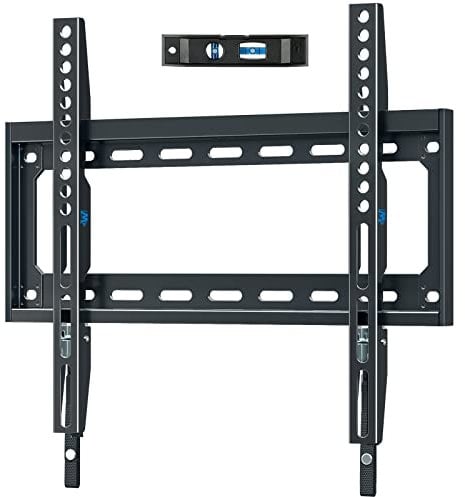 Mounting Dream Fixed TV Wall Bracket Mount Ultra Slim for Most 26-60 inch TVs up to VESA 400x400mm and 45.5 KG, Flat to wall Low Profile TV Bracket MD2361-K-02
