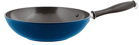 SAMBONET Wok Spadella 1 Manico Cm 28 1965 Vintage Blu Alluminio 51013B28