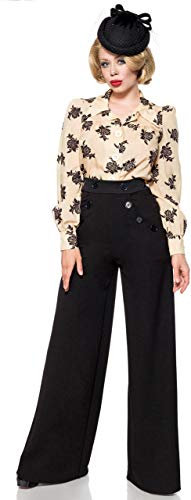 Marlene High Waist Pant, black, XXS