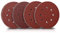 Navaris 25x Klett Schleifpapier rund für Exzenterschleifer - 40-100 Körnung ø 125mm Schleifscheiben Set für Holz Holzwerkstoffe Spanplatte Metall