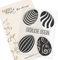 Karten-Kunst Clear Stamps KK-0126 Stempel Ostereier Silikonstempel