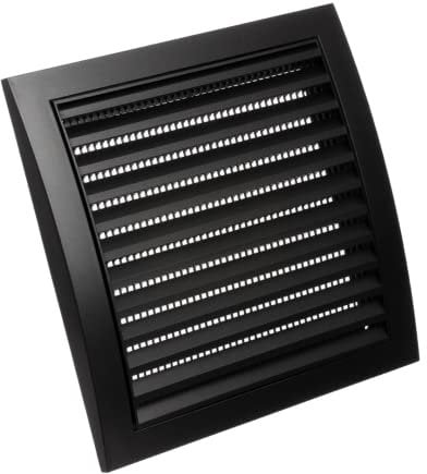 Rejilla de ventilación (190 x 190 mm), color gris antracita