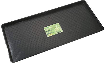 Garland - Bandeja semillero Giant para jardín (110 x 55 x 4cm) (Negro)