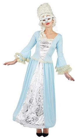 P'TIT CLOWN - Déguisement Marquise - Costume pour Adulte - Parfait pour Carnaval, Fêtes Costumées et Évènements à Thème - Polyester (S-M)