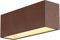 SLV Wandaufbauleuchte SITRA L UP/DOWN / Beleuchtung für Wände, Wege, Eingänge, LED Spot außen, Aufbau-Leuchte Outdoor, Gartenlampe / IP44 24W 2800lm 3000/4000K CCT SWITCH rost