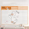 ZAW Kalender 2022 Jahre Jahresplan Kalender Tag Zeitplan mit Aufkleber DOTS Wall Planner Wandkalender Tischkalender (Größe : A)