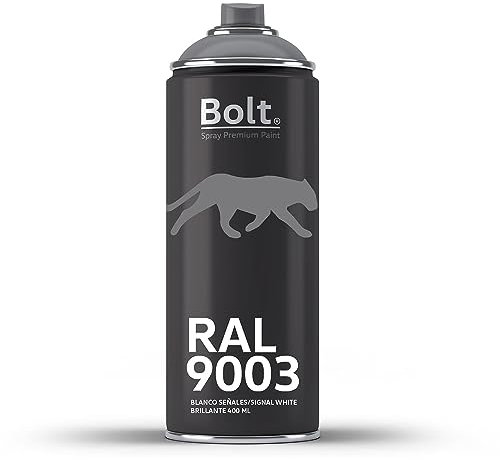 Bolt Spray Premium Paint - SPRAY BOLT PREMIUM ACRILICO BRILLANTE RAL 400 ML - RAL 9003 Blanco señales
