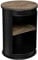 Atmosphera - Couchtisch Diego - schwarz - Metall & Holz D33-5 cm - Schwarz