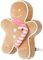 Sobeta Weihnachtskissen Lebkuchenmann Elch Alter Mann Plüschpuppe Puppe Geschenk - Lebkuchenmann 42cm