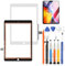LADYSON Écran tactile Digitizer pour iPad 2018 9.7 A1893 A1954 Écran pour iPad 6th Gen Écran Tactile Remplacement Kit de Réparation Sans Accueil Bouton (Non LCD Display) (Blanc)