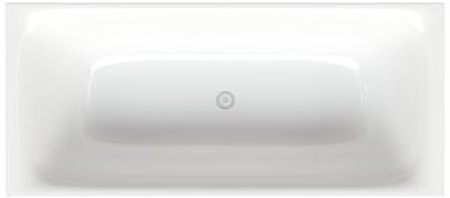 BetteLux Shape Rechteck-Badewanne freistehend 180x80x45cm, 2 Rückenschrägen, 3452-000AS, Farbe: Weiß glänzend