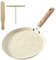 MEGYAD Poêle à Crêpes 22CM: Casserole Antiadhésive en Fonte Aluminium, Crêpière Compatible Tous Feux dont Induction