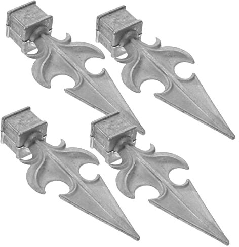 CIYODO 4 Stück Zaunkappen Pfostenabdeckungen Haushaltsgeländer-endstücke Ersatz-zaunaufsätze Terrassenbeläge Dekorative Zaunpfostenkappen Für Den Außenbereich