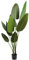 Künstlicher künstlicher Bananenbaum, künstliche Palme mit Blumentopf aus Kunststoff, künstliche Pflanze für drinnen und draußen