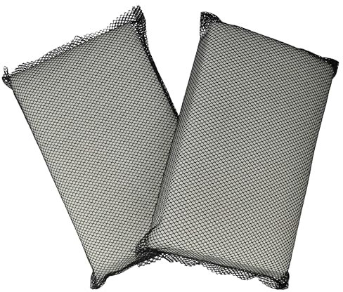 vhbw 2X Filterpad kompatibel mit Zodiac Vortex 3, 4 Plus, OV3480 Poolsauger, Poolroboter - Feinfilter, 25 x 16 x 4 cm