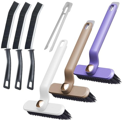 Cepillo Limpieza Hogar Multifunción 6 PCS Cepillo de Limpieza de Grietas de Cerdas Duras Cepillo Juntas para Limpia Juntas Baldosas Suelo Herramienta de Limpieza para Grietas