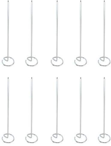 Lot de 10 brochettes réutilisables en acier inoxydable pour friteuse à air, four, camping et kebab