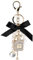 Yuiturt Bag Charms for Women's Handbags - Stylish Bow Keyring with Pearl and Rhinestone Perfume Bottle Design, Handbag Charms for Purse, Wallet, Car Key Ring Accessories