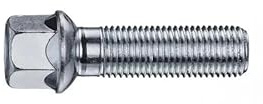 HEK 20 Radschrauben M14x1,5 Radbolzen Kugelbund R13 SW17 Spurplatten Stück Auswahl M14 1,5 (M14x1,5x30mm) - Silber, Legierter Stahl, Sechskantbolzen, Klasse 10.9
