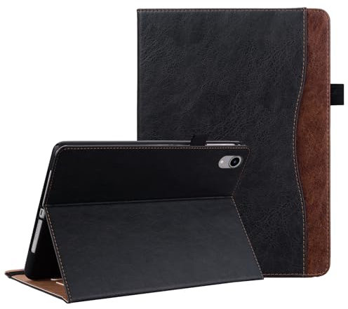 Cicili Hülle für iPad mini 7 2024 A17 Pro, iPad mini 6 Hülle 2021, 8,3 Zoll, Folio Schutzhülle mit Tasche Ständer PU Lederhülle Flip Case Cover für iPad mini 7./6. Generation Tablette,Schwarz