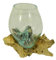 Melted Glass Bowl on Wood - Design SB3