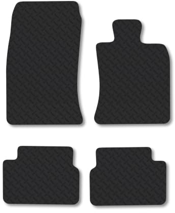 Mini Clubman (2007-2015) 5mm Rubber Car Mats | Heavy Duty Rubber Tailored Fit Floor Mats Full Coverage Durable Waterproof Accessories Easy Clean Anti Slip Made in the UK