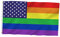 FUNOMOCYA Bandiera Arcobaleno Lgbtq Per Esterni Realizzata in Materiale Sicuro E Durevole Decorazione Semplice E Pratica