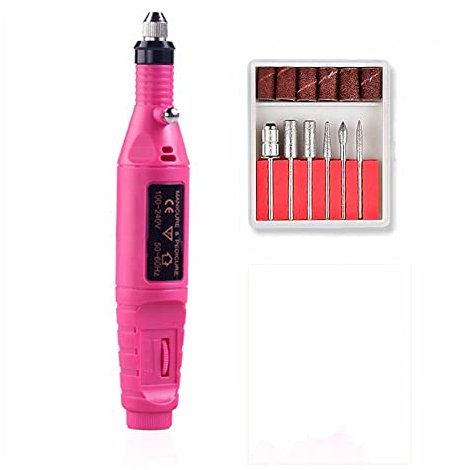VGVSBG Kit de Soin des Ongles - Perceuse à Ongles électrique - Ensemble Professionnel de manucure - Coupe-Ongles - Fichier de ponçage - Dissolvant de cuticules en Gel