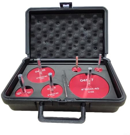 Entgoinggo Kit de escariador de tubería de PVC, 6 piezas de aleación dura PPR PVC con eje hexagonal de 3/8 pulgadas para taladros de 1/2 pulgada, insertos de corte de carburo