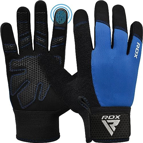 RDX Fitness Handschuhe Vollfinger Damen Herren, Gewichtheben Touchscreen Trainingshandschuhe, Bodybuilding Krafttraining Workout Gym Weight Lifting Gloves Powerlifting Kraftsport Griff Radfahren Sport