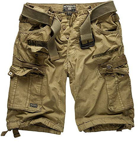 Geographical Norway Cargo Shorts Hunter mit UD Bandana Mastic -L -