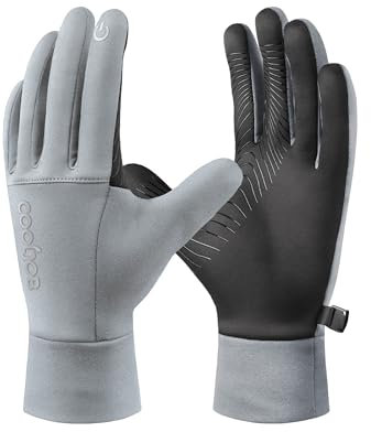 COOLJOB Handschuhe für Herren Damen, Touchscreen Handschuhe, dünne warme Handschuhe, leicht Sporthandschuhe zum Fahren, Radfahren, Wandern, Laufen, Joggen, Spazierengehen, Bergsteigen