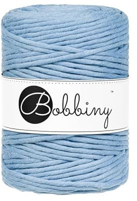 Bobbiny Makramee-Schnur, XXL, 5 mm, einlagig, 100 m, Farbe:Perfect Blue