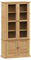 plplaaoo Vitrine VIGO 85x35x170 cm Massivholz Kiefer