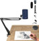 Lampe de projecteur d'art portable – Planche de traçage étanche pour croquis, dessin et peinture | Outil de projection de bureau (couleur : bleu)