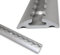 NTG 2 m Airlineschiene halbrunde Form aus Aluminum mit Bohrungen | Ladungssicherung für LKWs, Anhänger, Wohnmobile | eloxiert | 1975mm (Schnell fixiert und einsatzbereit)
