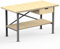 AUPROTEC Profi-Werkbank 1500 x 700 x 850 mm Arbeitsplatte Multiplex 40mm mit 1 Schublade und Ablage Holz Werkbankplatte Massiv Multiplexplatte - Industriequalitäts-Werktisch