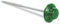 Onduline Dachnägel Nägel für Dachplatten Wandplatten 65 mm Kopf rund GRÜN 100 Stk.…(1528)