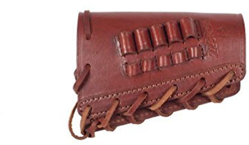 VlaMiTex J18 Schaft Patronenetui Echtleder Braun .223 REM
