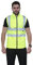 shelikes Safety Vests High Visibility Waistcoat Body Warmer Gilet Sleeveless Reversible Waistcoat
