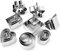 voarge Mini geométrico Cookie Set de moldes para galletas, de 24 piezas metal – Juego de moldes Fácil borde Formas Geométricas Mini Schneider, DIY Tools para cocina, hornear, halloween, Navidad