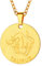FaithHeart Gold Stier Kette, Sternzeichen-Serie Anhänger, Sernbild Anhänger Halskette für Damen Frauen