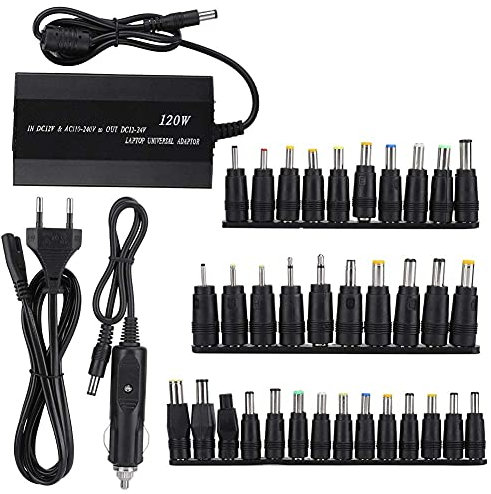 Einstellbare DC Universal Netzteil Für Computer, PC 90 Watt Notebook Ladeanschluss Adapter Für Heim/Auto Verwenden (110-240 V)(EU)