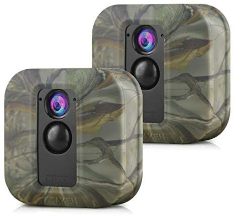 Indoor/Outdoor Silicone Skins Protective Case Cover for Blink XT/XT2 Security Camera, Compatible for Blink XT/XT2 Accessories (2-Pack, Camouflage)